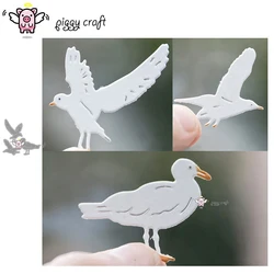 Piggy Craft metal cutting dies cut die mold Seagull bird decoration Scrapbook paper craft knife mould blade punch stencils dies