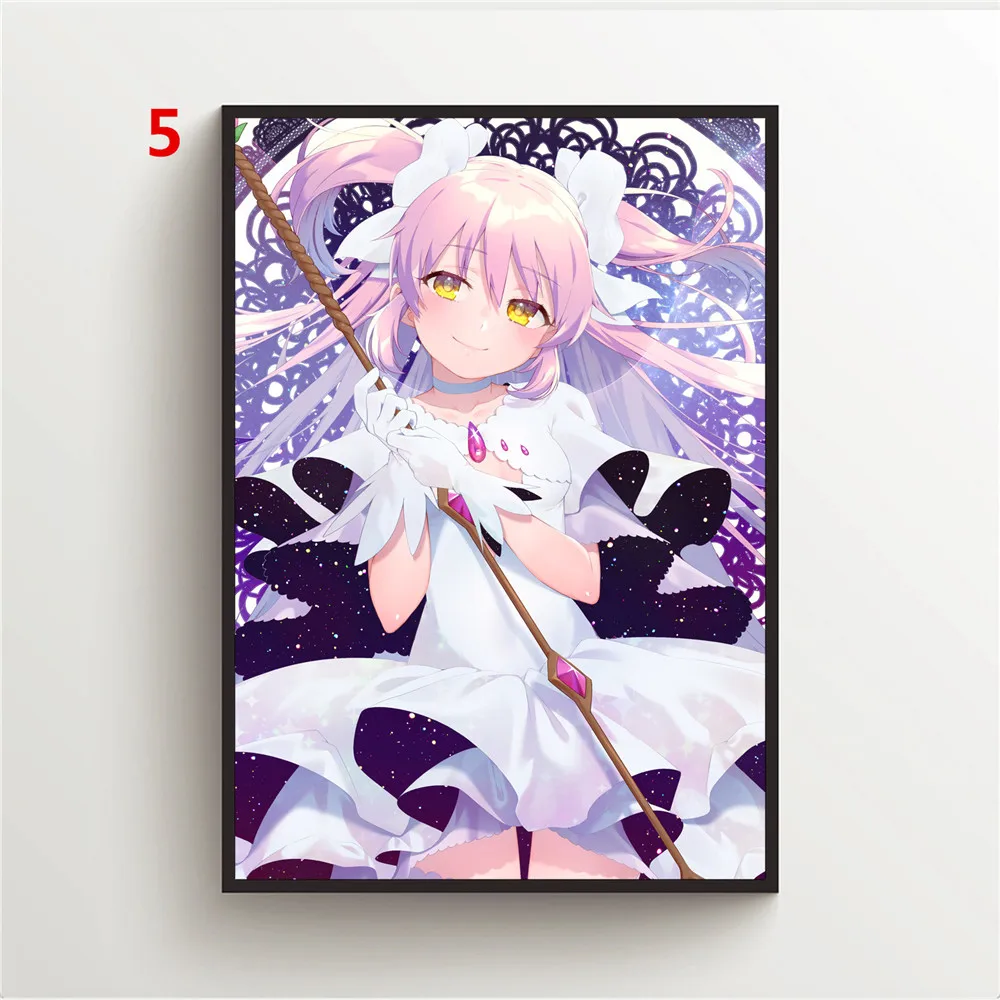 Anime Posters Puella Magi Madoka Magica Canvas Painting Wall Decor Posters Posters and Prints Wall Art Picture Home Decoration