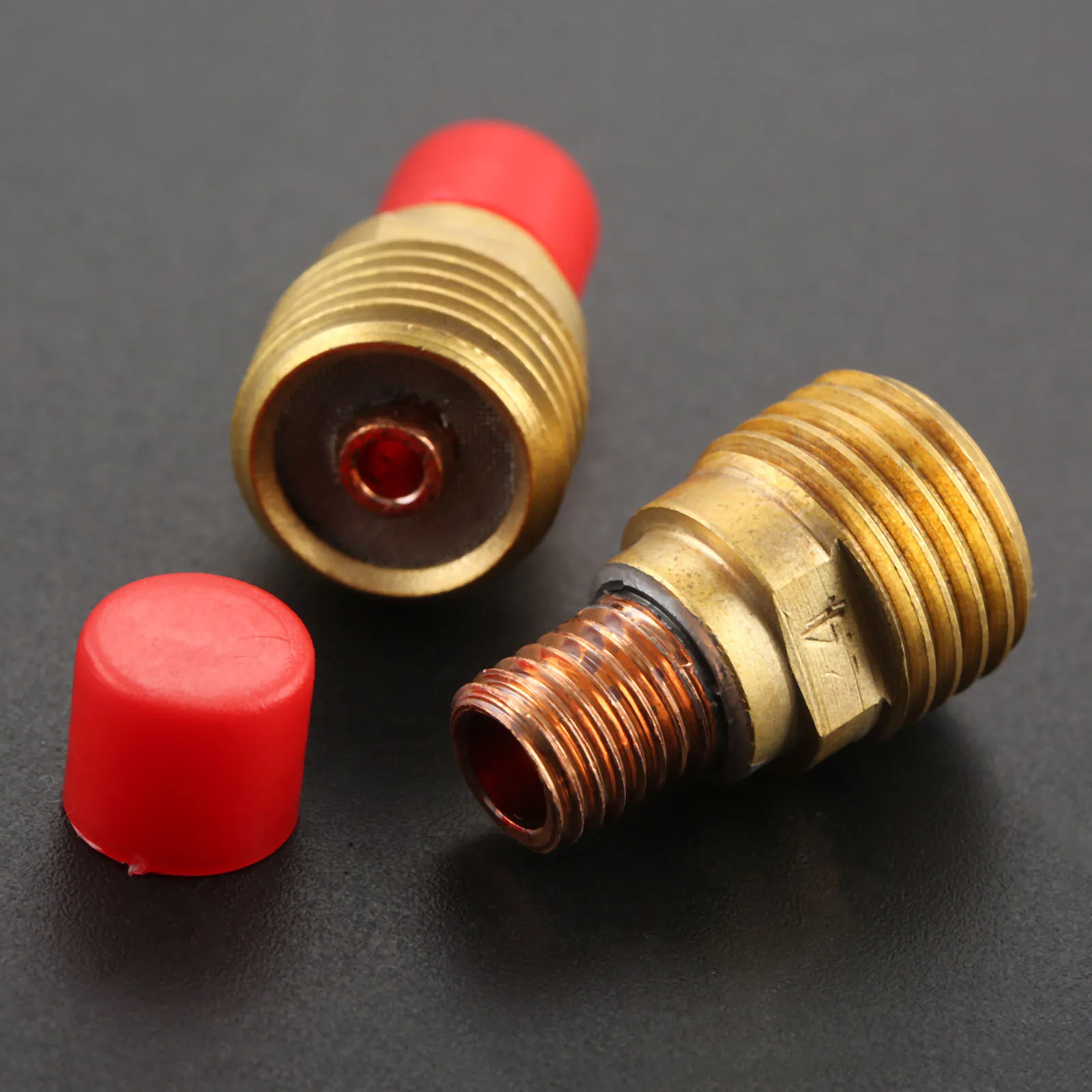 TIG Que Hàn Ống Kính Collets Cơ Thể Khí Ống Kính 45V44 3/32 "2.4Mm Phù Hợp Với Hàn TIG Đèn Pin Bị Tiêu Thụ SR PTA DB WP 9 20 25 Series 3x