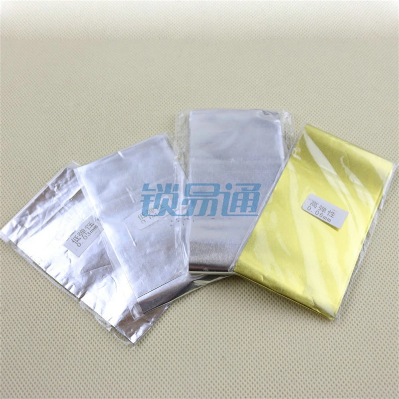 CHKJ Tin Foil Semi-finished Products 0.05 White And 0.06 Yellow For Tin Foil Tools