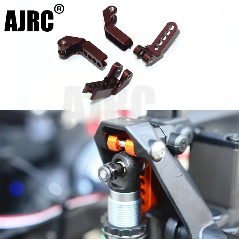 For Traxxas Trx4 Defender Aluminum Alloy Front And Rear Adjustable Hydraulic Bracket Suspension Bracket 1/10 Rc Climbing Car