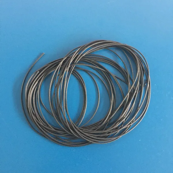 Conductive Rubber Strip Electromagnetic Shielding Graphite Nickel Plated Hollow Strip Outer Diameter 1.5 Pore Diameter 0.75