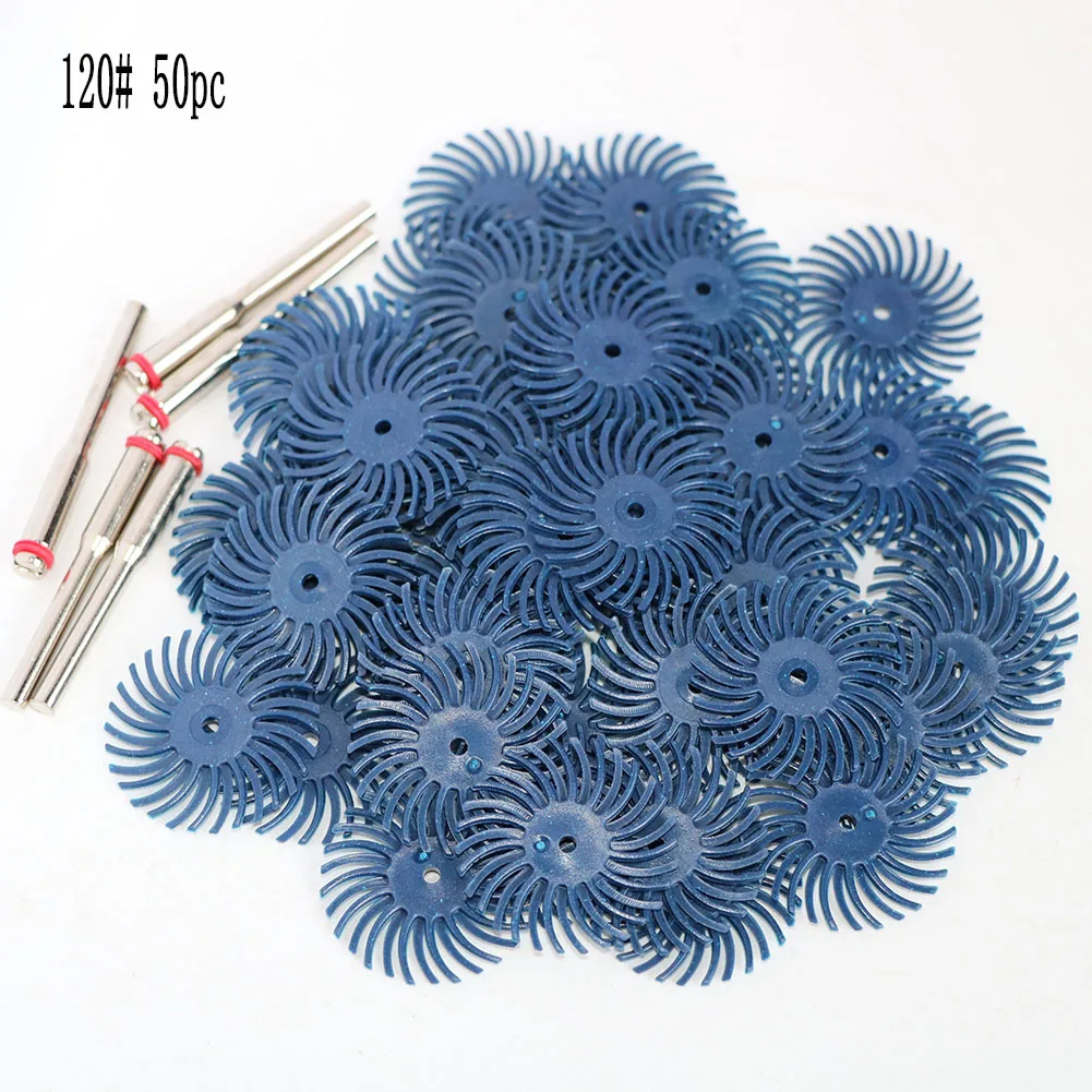 1 Zoll Radial Bristle Disc Kit Schleifbürste 1/8 Zoll 3 2,35 mm Schaft Detail Polierscheibe für Dremel Drehwerkzeug-Zubehör – Detail 6