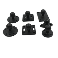 1 inch Ball with three replacement shape Diamond, rhombus and round shape like ram mount ball