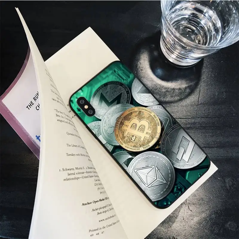 FHNBLJ I Love Accept Bitcoin Phone Case for iPhone 11 12 13 mini pro XS MAX 8 7 6 6S Plus X 5S SE 2020 XR case