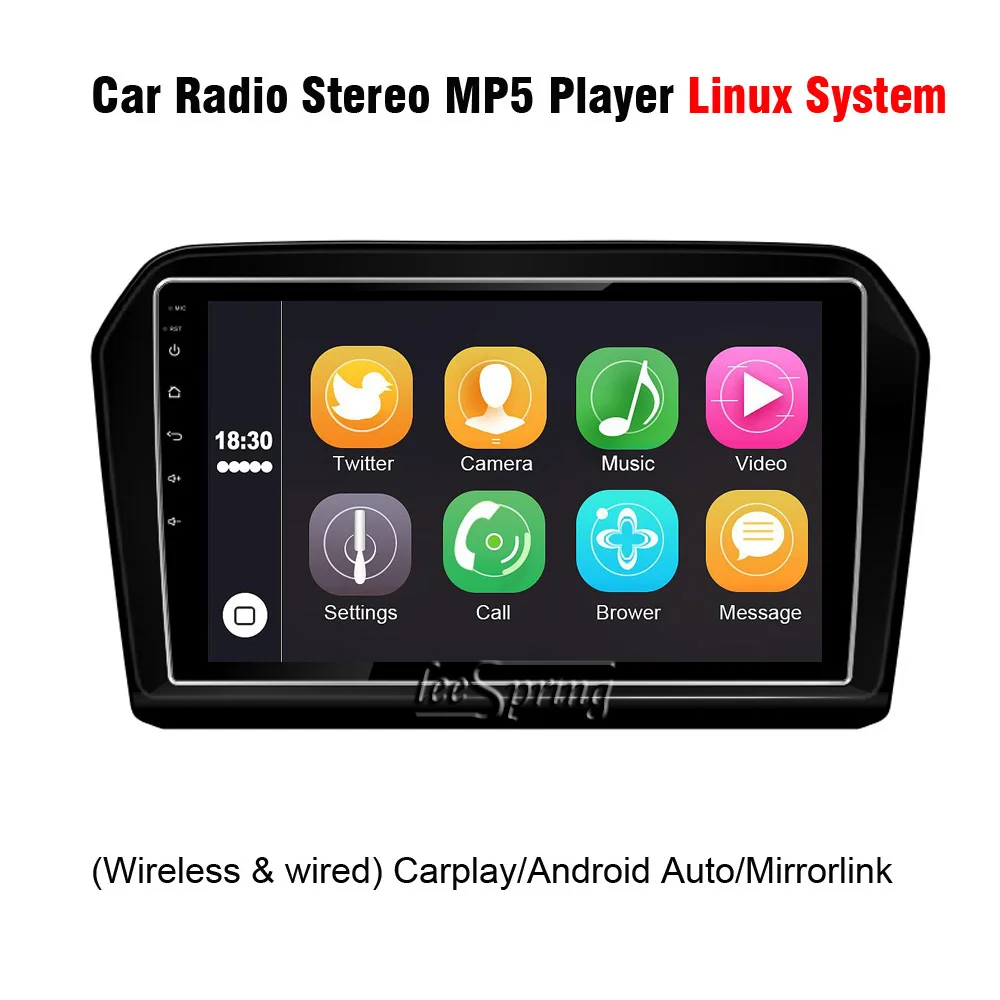 9 inch Car Radio Stereo MP5 Player for Volkswagen VW Jetta 2013-2017 with Bluetooth Wifi Support Carplay Android Auto Mirrorlink