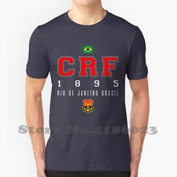 Flamengo De Janeiro Tshirt 100% Cotton T-Shirt Black Red Blouse De Janeiro Flamenco Guitarist Crowd Football Favela Copacabana