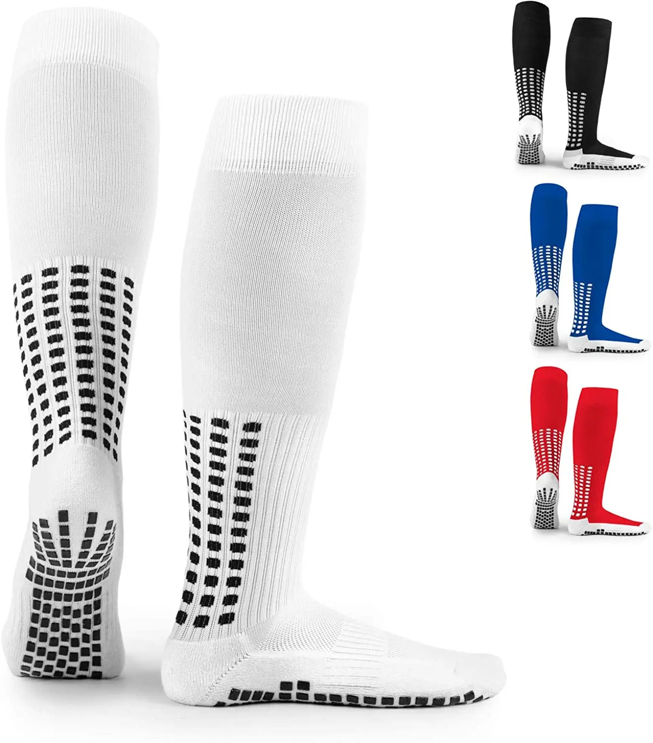 

Football Socks Knee High Non Slip Soccer Basketball Hockey Sports Grip Socks Thickened Towel Bottom Sweat-absorbing Anti Slip