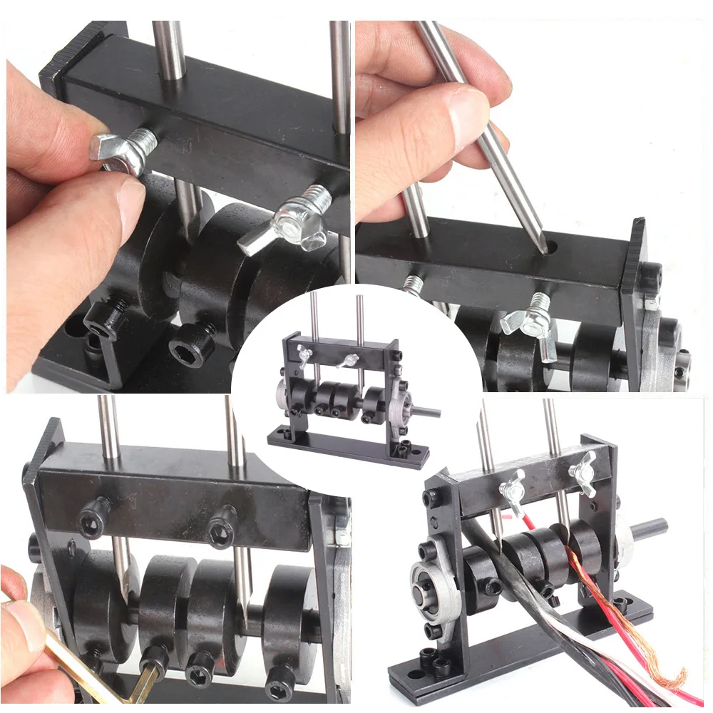 Electric Cable Stripper Manual Portable Wire Stripping Machine Scrap Cable Peeling Tools Can Connect Hand Drill 1-30mm Drilling