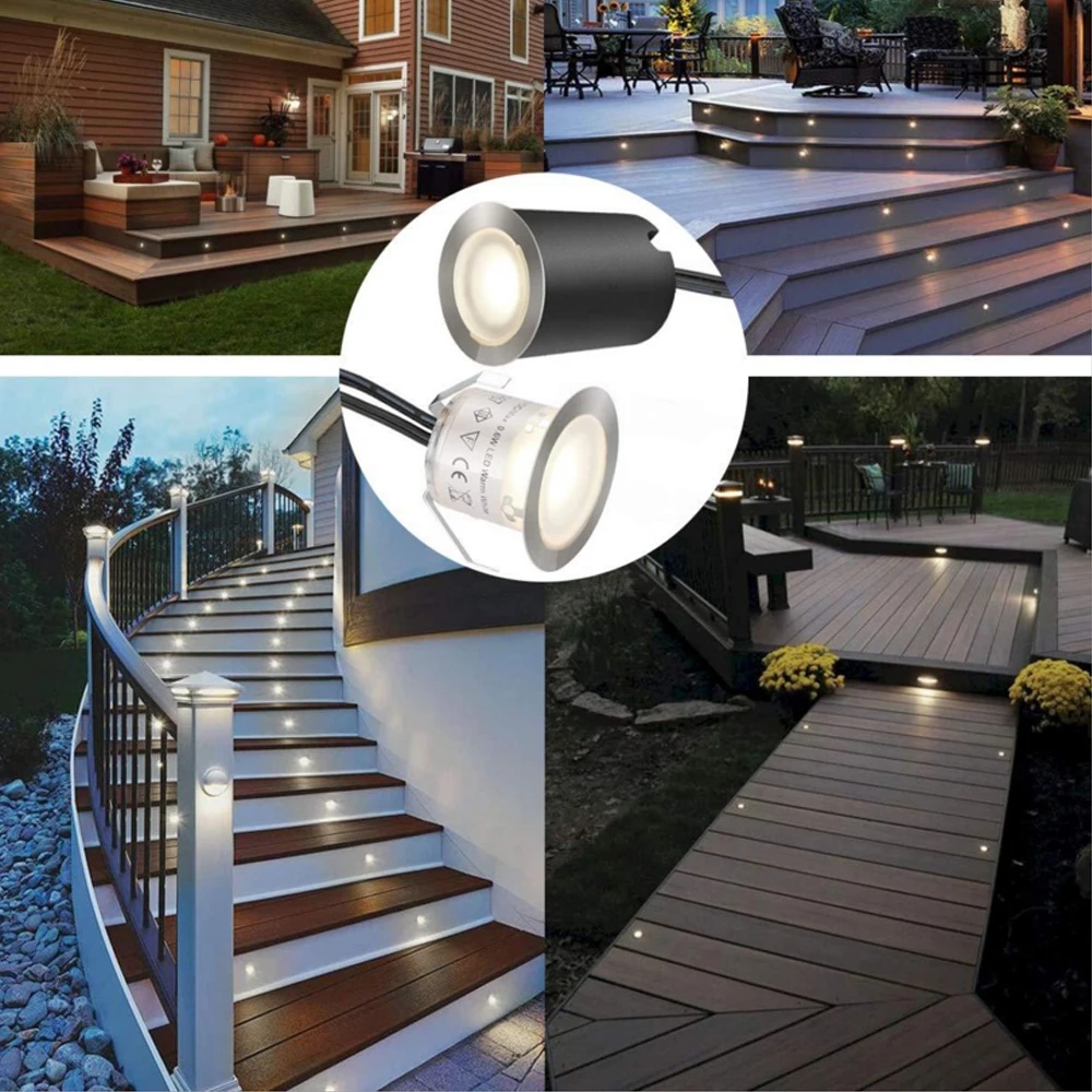 Imagem -06 - Luzes de Convés Led à Prova Dágua Iluminação para Áreas Externas para Caminho de Jardim à Prova Dágua Ip67 12v 2835 Smd Ip67 a 16 Peças