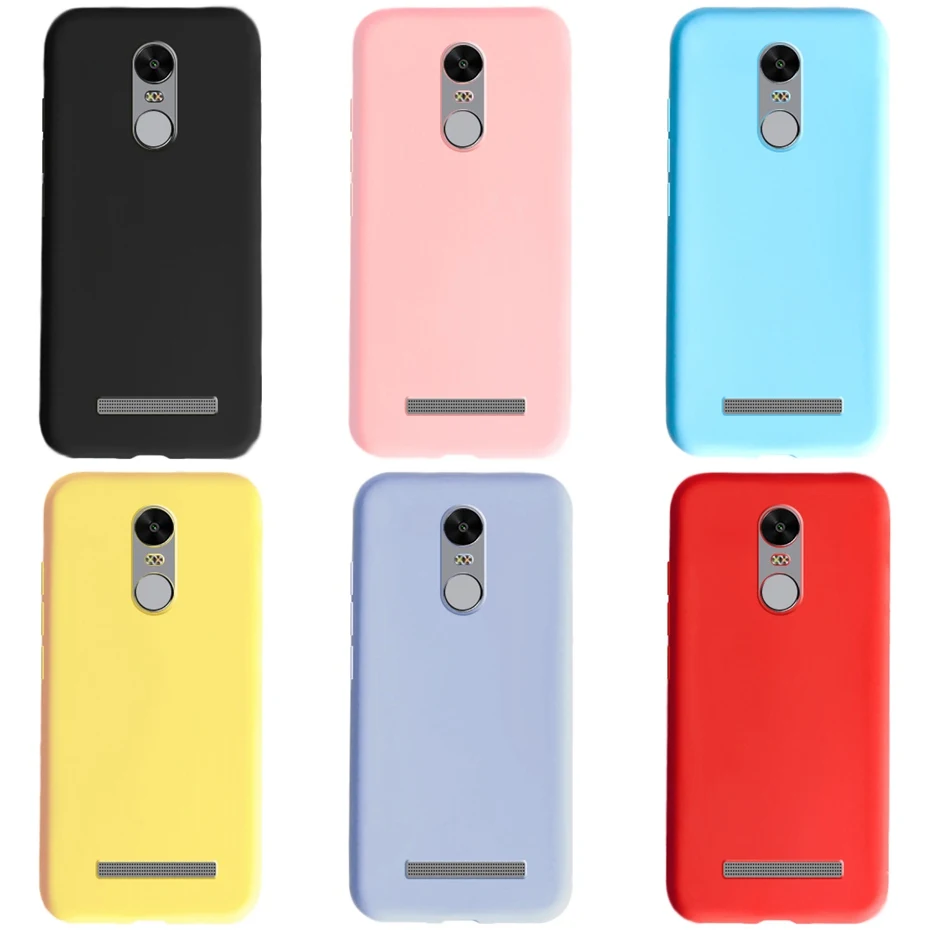 For Xiaomi Redmi Note 3 Pro Back Cover solid color Soft Silicon case For Xiaomi Redmi Note 3 150mm Case TPU Cover Phone cases