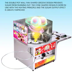 Gas Cotton Candy Machine Commercial Fancy Cotton Candy Machine Marshmallow Making Machine Fancy Cotton Candy Machine