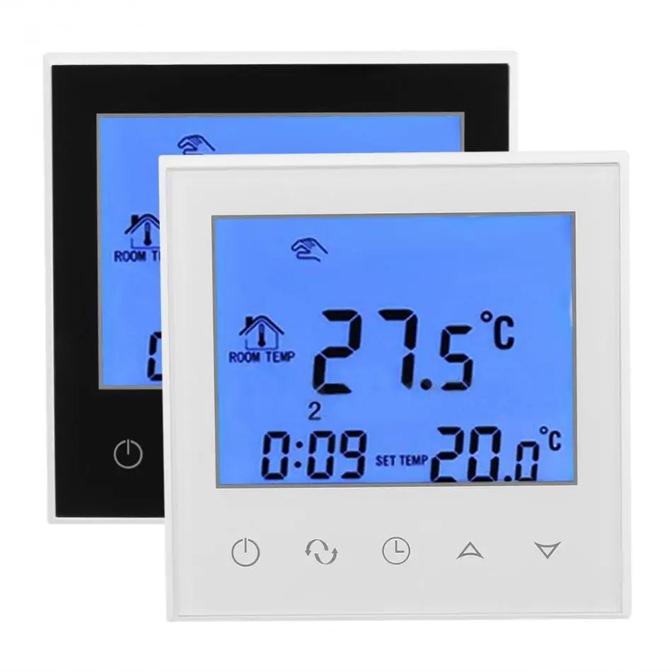 Termostato de calefacción para habitación, controlador de temperatura, regulador semanal programable para calefacción de suelo