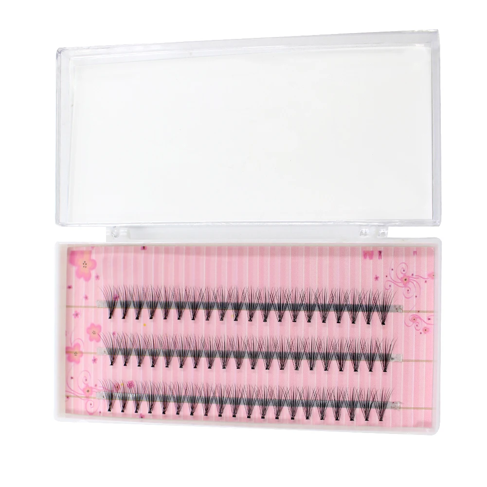 60 pc Individual Eyelashes Beams Mink False Eyelashes Cluster 3d Lashes Extension Grafting Fake Eyelashes Bunches Makeup