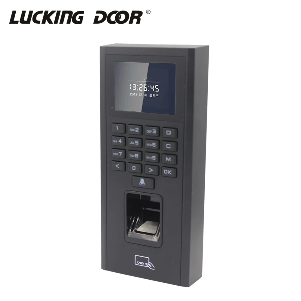 

125Khz 13.56Mhz RFID Access Control Biometric Fingerprint Keypad System Electronic USB Time Clock Recorder Attendance Machine