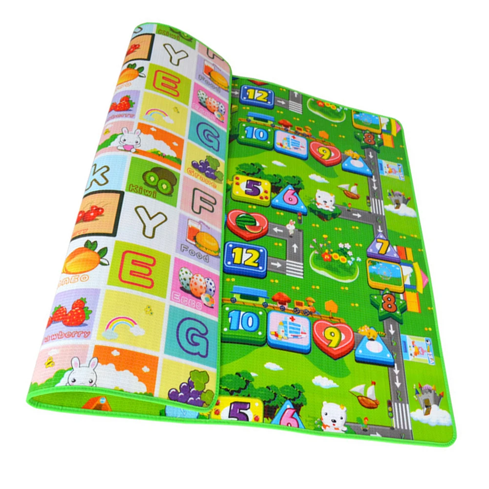 

Baby Play Mat 0.5cm Thick Foam Foldable Crawling Mat Double Surface Baby Carpet Rug Developing Mat Children Floor Game Playmat