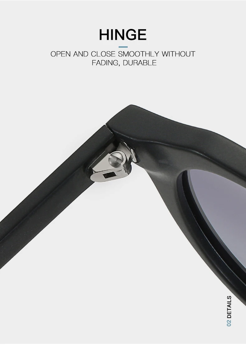 ZENOTTIC Mode Acetat Runde Polarisierte Sonnenbrille Vintage Schatten UV400 Neue Männer/Frauen Retro Damen Sonnenbrille 600001 S – Detail 11