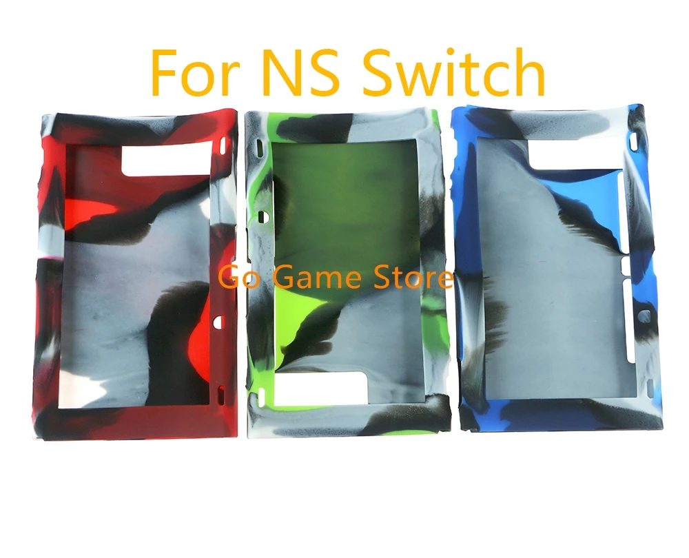 5sets For Switch NS Console Joy-cons Camouflage Silicone Gel Rubber Soft sleeve Skin Grip Cover Case Durable