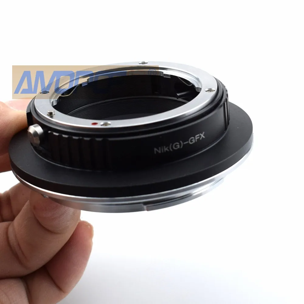 Nikon (G)-GFX Lens Adapter, Compatible with for Nikon F Mount Nikkor G-Type D/SLR Lens to Fujifilm GFX Medium Format Camera