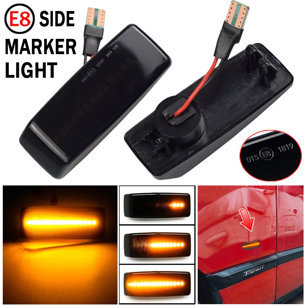 Car Turn Signal Repeater Lamp For Mercedes-Benz W201 190 W202 W124 W140 R129 SL-CLASS LED Dynamic Side Marker Lights