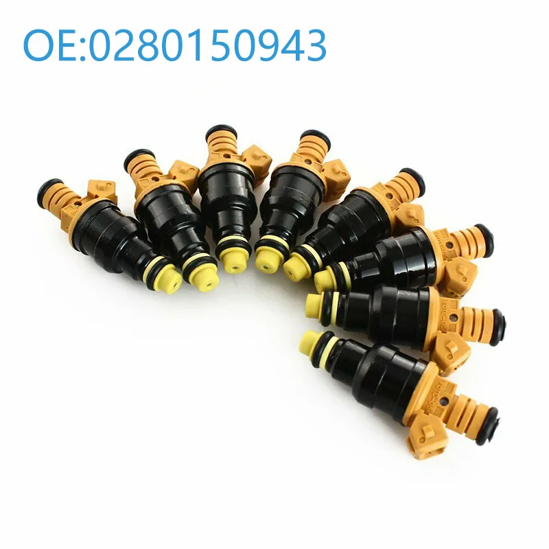 8Pcs/Set Flow Matched Bosch 0280150943 Fuel Injectors for Ford 4.6 5.0 5.4 5.8 Engine Performance Upgrade Automotive Parts