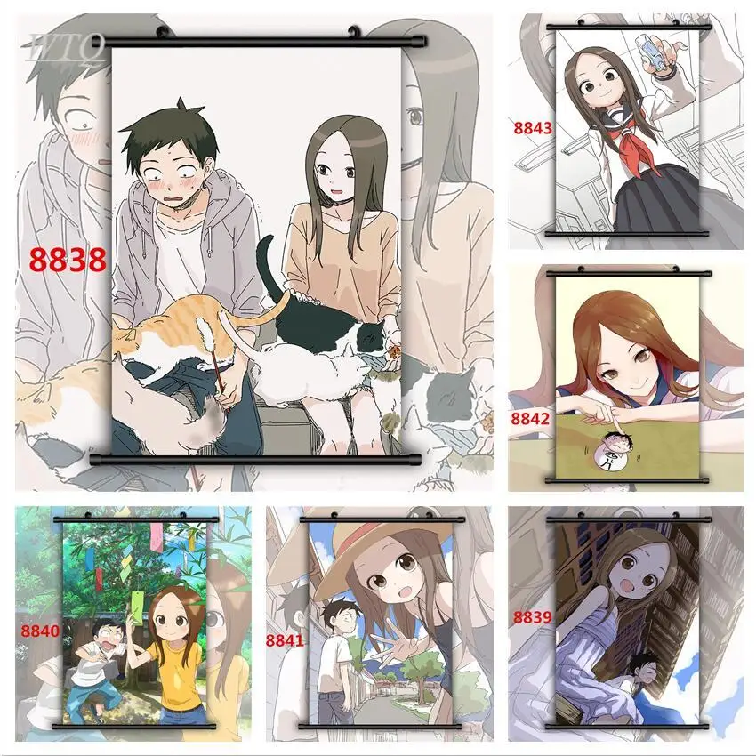 Teasing Master Takagi-san Nishikata Anime Wall Poster Canvas Painting Wall Decor Poster Wall Art Picture Room Decor Home Decor