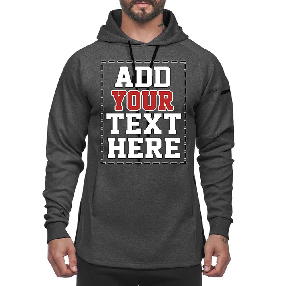 Men's Custom Hoodies Autumn and Spring Male Casual Hoodies Sweatshirts Men's Solid Color Hoodies Sweatshirt Tops