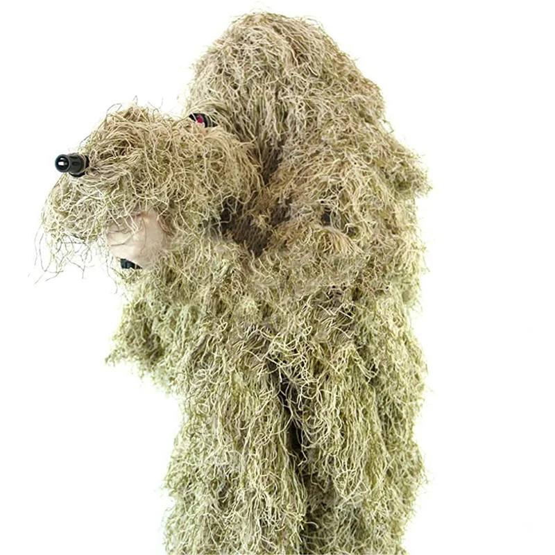 

Hunting Secretive Woodland Ghillie Suit Aerial Shooting Sniper Green Clothes Adults Camouflage Military Jungle Multicam Clothing