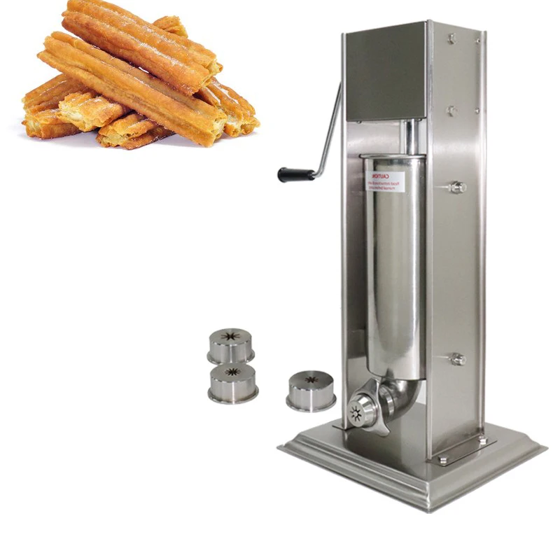 

Commercial Churros Making Machine Churro Filling Machine Spanish churros maker Equipment With 3 Moulds