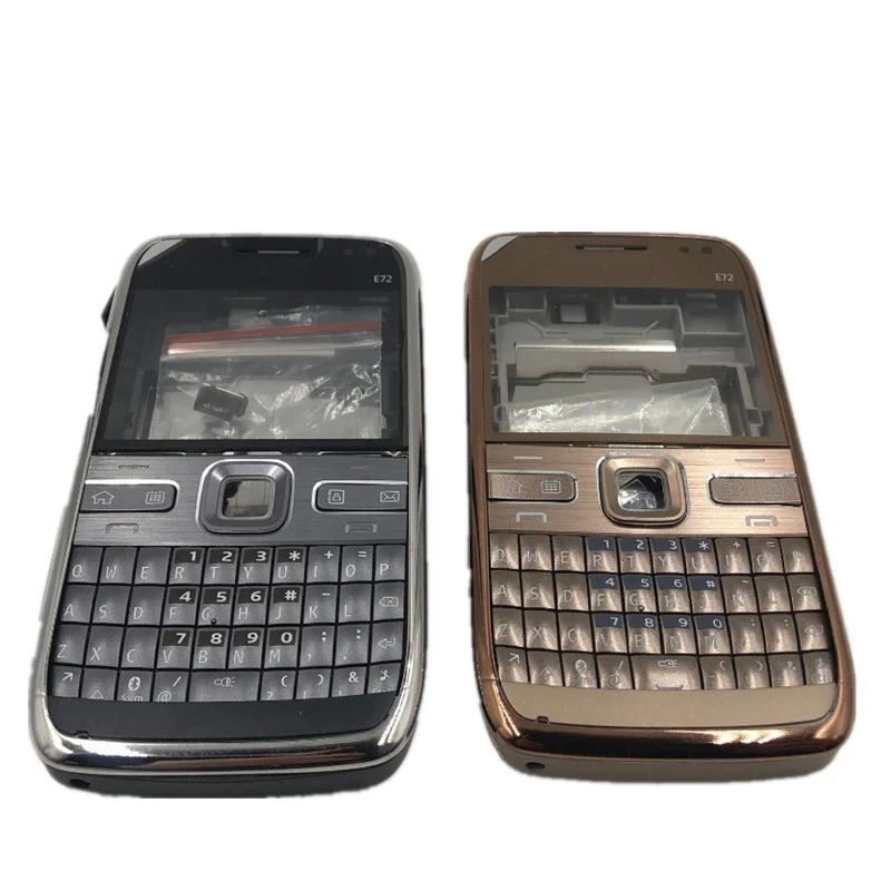 Top Quality Full Complete Mobile Phone Housing Cover + English Keypad For Nokia E72 Housing With Logo