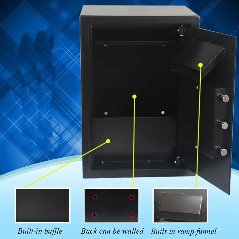 Sejf zabezpieczenie przed kradzieżą elektroniczny schowek bezpieczeństwo pieniądze biżuteria przechowywanie kolekcja bezpieczeństwo biura domowego schowek DHZ054