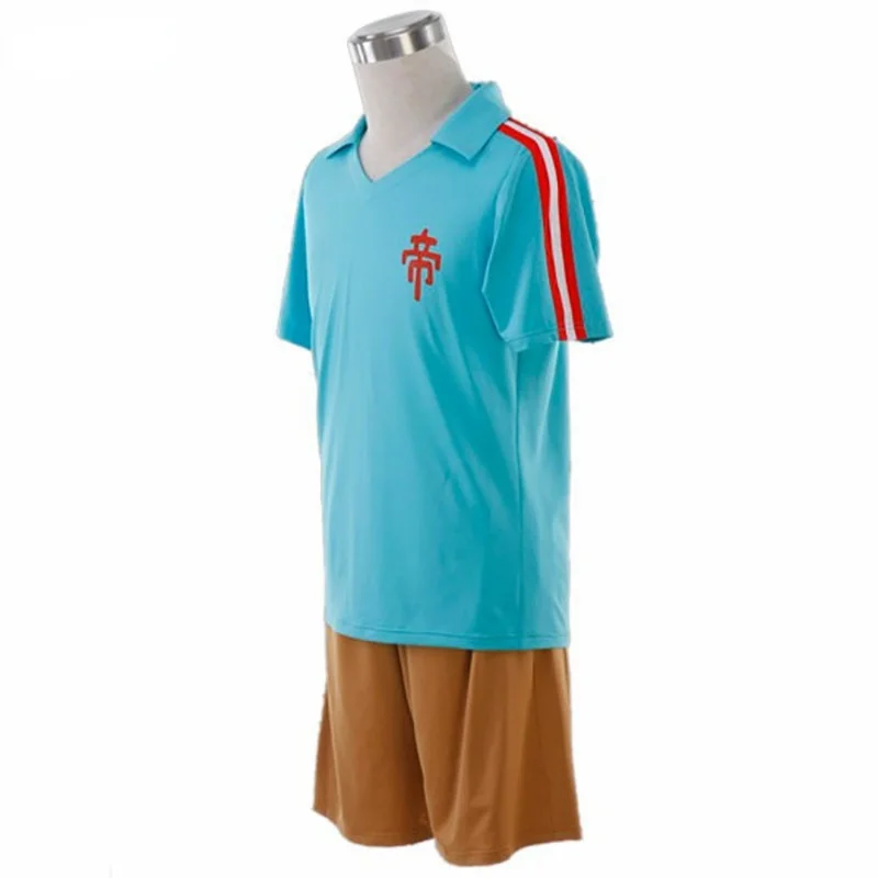 ใหม่ Inazuma Eleven Imperial School คอสเพลย์เครื่องแต่งกายฤดูร้อนฟุตบอลชาย Trikot