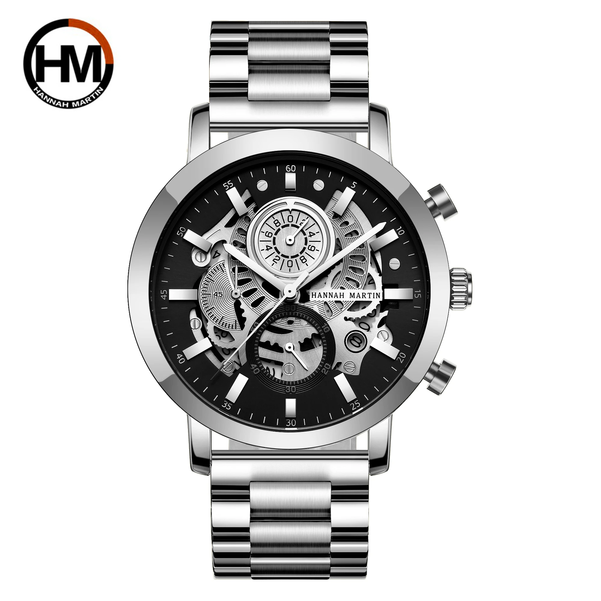 2023 New Mens Luxury Watch Saat Erkek Kol Saati Fashion Design   Quartz Movement Waterproof Business Man Wristwatch Reloj Hombre