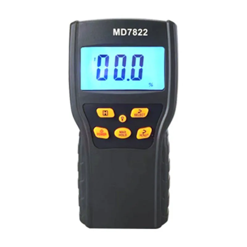 Digital Grain Moisture Tester Split Measuring Probe MD7822 Humidity Tester Wheat Corn Rice Moisture Meter (no battery)