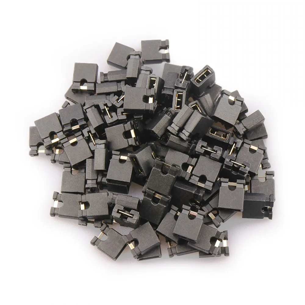 

2000pcs Pin Header Jumper blocks Connector 2.54 mm for 3 1/2 Hard Disk Drive, CD/DVD Drive, Motherboard and/or Expansion Card