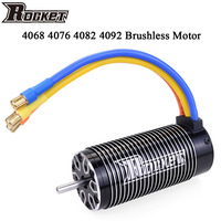 SURPASS HOBBY ROCKET RC 4092 4082 4076 4068 4P Sensorless Motor Waterproof Brushless Motor for 1/8 RC Car RTR Scx10 Trx4 Traxxas