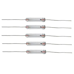 20xMiniature Bulbs 8V 100 mA Axial Style VU Meter Lamp With Leads For Reel to Reel  Tape Recorders and Other Audio Amplifier