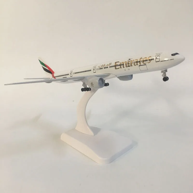 Jason Tutu 20Cm Emiraten Boeing 787 Vliegtuig Model Vliegtuig Model Vliegtuig Model 1:300 Diecast Metalen Vliegtuigen Speelgoed Gift Verzamelen