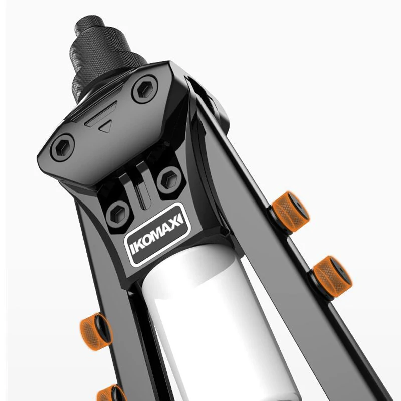 Rebite manual rosca porca Rive ferramenta, Core puxando, sem esforço, pistola de pregos de alumínio, pregos de aço, M3.2mm, 4mm, 4,8mm