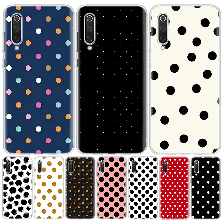 Custodia per telefono Art a pois per Xiaomi 13 Mi 11 10 Ultra 12 Lite 5G 12X 12T 11i 10T 11T Pro 9 9T 8 6X 5X Cover Soft Capa Shell Co