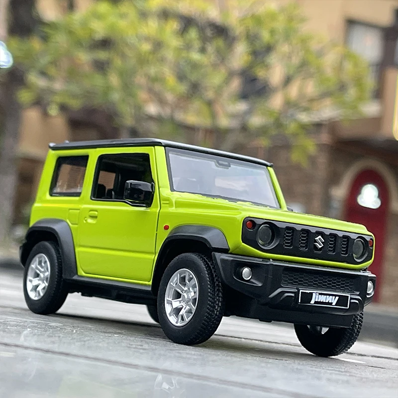 1:26 SUZUKI Jimny Alloy Car Model Diecast & Toy Metal Off-Road Vehicle Car Model Simulation Sound Light Collection Kids Toy Gift