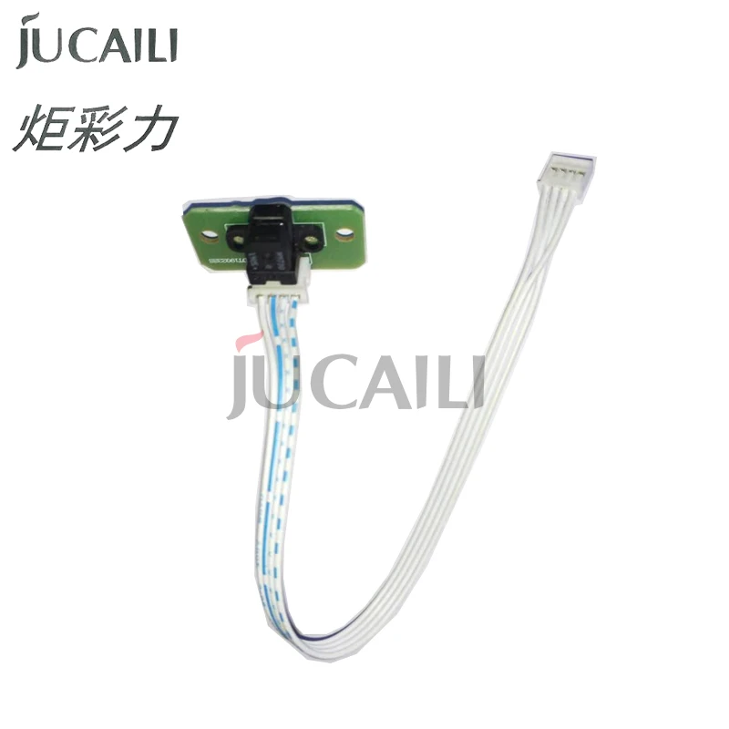 

Jucaili 2pcs Senyang board encoder sensor with H9730 reader for Epson xp600/DX5/DX7 printhead encoder reader 4 lines 4 connector