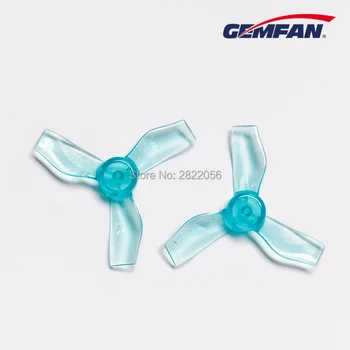 Gemfan 1219 중공 컵 브러시리스 모터, CCW/CW 프로펠러, RC 드론 비행기 부품, 샤프트 0.8mm, 3 블레이드, 1.2x1.9x3, 31mm, 4 쌍, 8 개