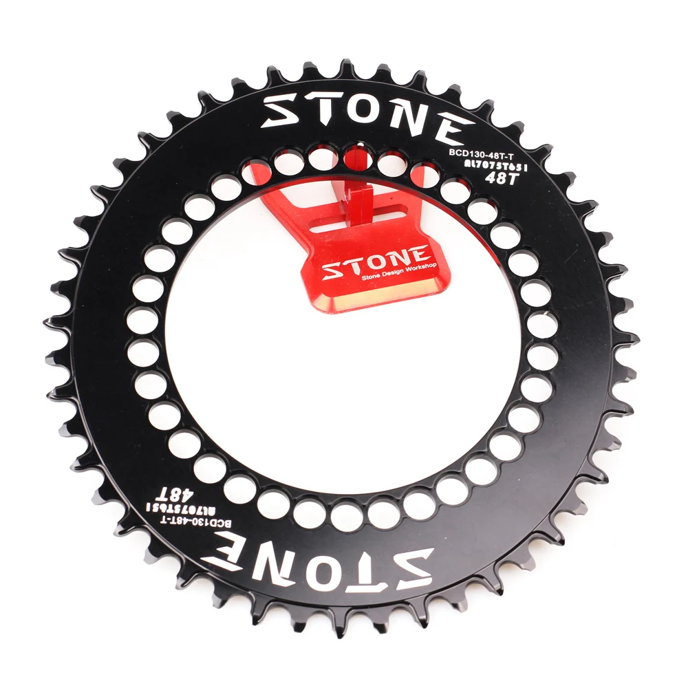 Stone Oval Aero Chainring BCD 130mm 5 Arms for Brompton Fnhon Folding Bike AXS 12 SPEED 5700 6700 Chainwheel bcd130 Chain Ring