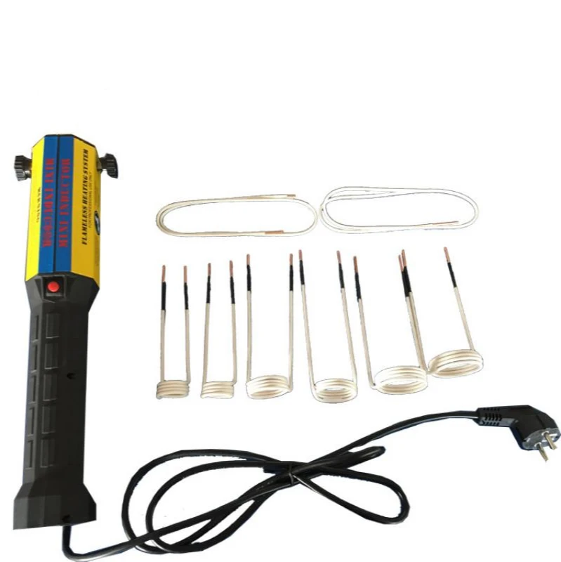 1000W Flameless แม่เหล็กไฟฟ้า MINI Induction เครื่องทําความร้อน 8 ชิ้นชุดขดลวดสําหรับ Auto ใช้ Bolt Remover