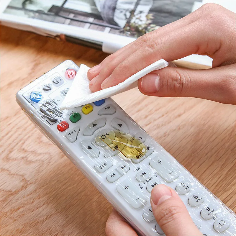 New Remote Control Protector Cover Heat Shrink Film for TV Air-Conditioner Video Remote Control Waterproof Protective Dust Case