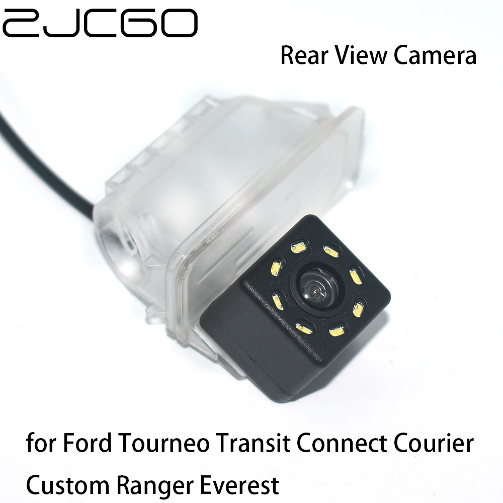 

ZJCGO CCD Car Rear View Reverse Back Up Parking Waterproof Camera for Ford Tourneo Transit Connect Courier Custom Ranger Everest