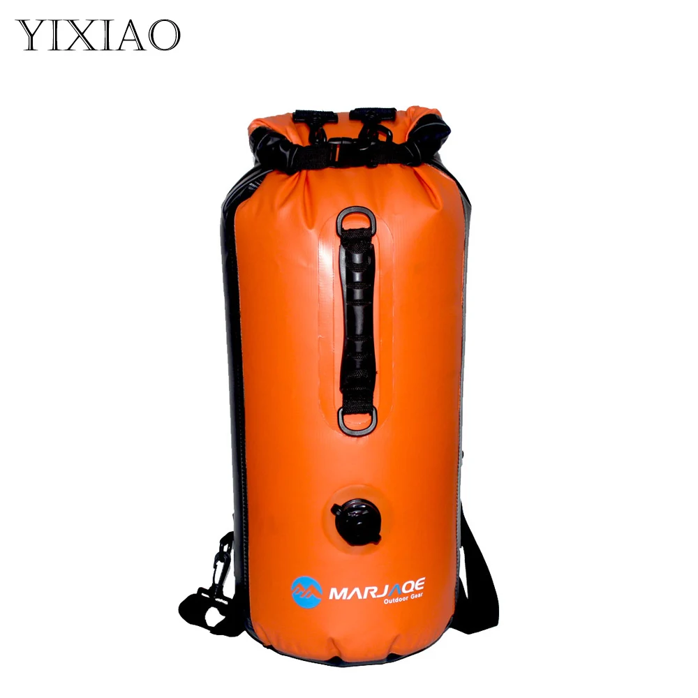 YIXIAO 30L Waterproof River Trekking Swimming Backpack Outdoor Floating Rafting Kayaking Knapsack Hiking Camping Backpack