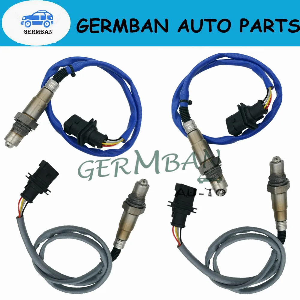 4pcs 670009076 670002200 Front Upstream Oxygen Sensor LS 27101 LSU-ADV  For Maserati Ghibli Alfa Romeo Giulia Stelvio  025802710