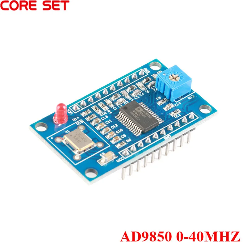 AD9850 DDS Signal Generator Module 0-40MHZ 2 Sine Wave 2 Square DDS Generator Low-pass Filter 125MHZ Crystal Oscillator Test